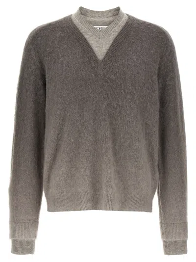 Jw Anderson Gradient Sweater In Gray
