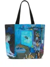 Jw Anderson Graphic-print Canvas Tote Bag In Blue