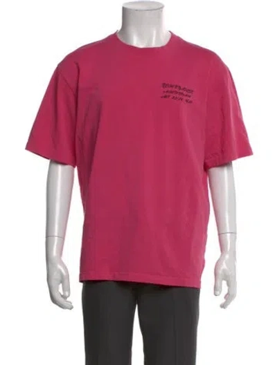 Pre-owned Jw Anderson Graphic Print Crew Neck T-shirt In Multi