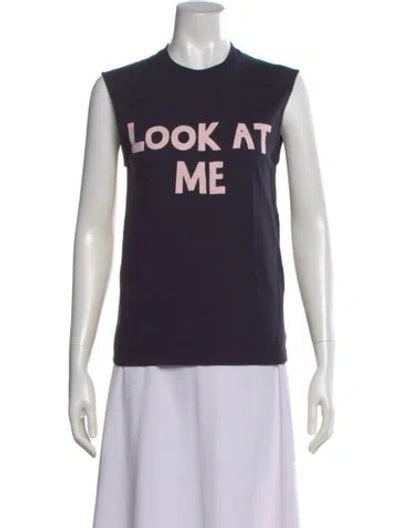 Pre-owned Jw Anderson Graphic Print Crew Neck T-shirt In Multi