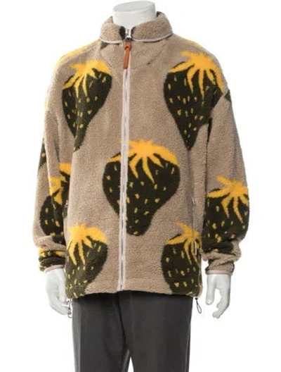 Pre-owned Jw Anderson Graphic Print Jacket In Neutrals