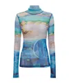 Jw Anderson Multicolor Top In Blue