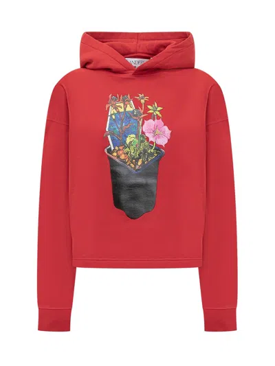 Jw Anderson Graphic In Red