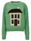 Jw Anderson J.w.anderson 'graphic' Sweater In Green