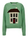 Jw Anderson J.w.anderson 'graphic' Sweater In Verde