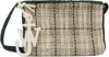 Jw Anderson Gray & Green Checked Market Bag In 563 Grey/green