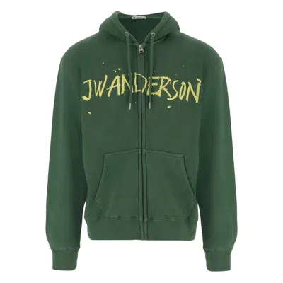 Jw Anderson Sweatshirt In Green