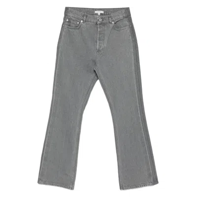 JW ANDERSON JW ANDERSON GREY DENIM - BOOTCUT JEANS MEN