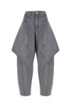 Jw Anderson "sculptural" Jeans In Gray