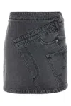 Jw Anderson Denim Twisted Skirt