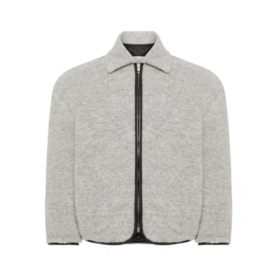 JW ANDERSON JW ANDERSON GREY JACKETS - BOMBER JACKETS WOMEN