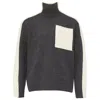 Jw Anderson Two Tone Sweater In Gray