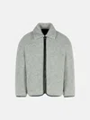 Jw Anderson Grey Wool Blend Jacket In Gray