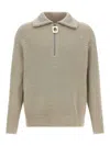 Jw Anderson Half Zip Sweater Sweaters And Cardigans Multicolor In Multi