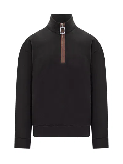 JW ANDERSON JW ANDERSON SWEATSHIRT WITH HALF ZIP