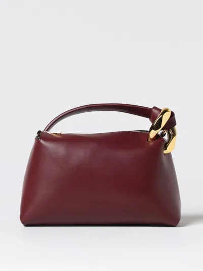 Jw Anderson Knot Detailing Leather Tote Bag In Red