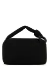 Jw Anderson Borsa A Mano Jwa Puffy In Tessuto Nero Donna In Black