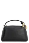 Jw Anderson Elegant Corner Leather Mini Handbag 28x17x11 Cm In Black