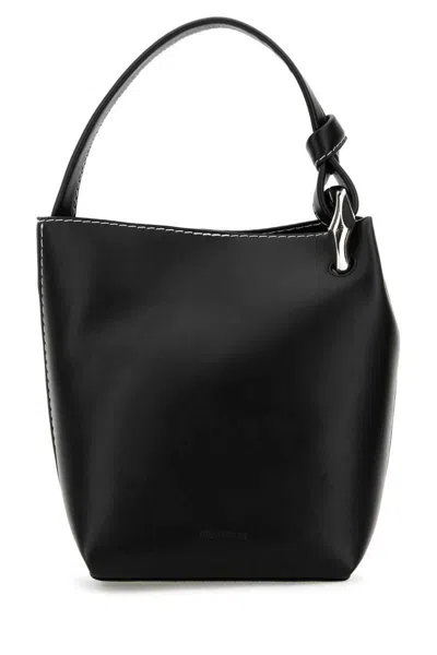 Jw Anderson Croner Bucket Bag In Black