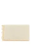 Jw Anderson Crochet Detail Rectangular Shape Clutch Bag In White