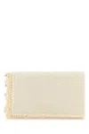 Jw Anderson Crochet Detail Rectangular Shape Clutch Bag In White