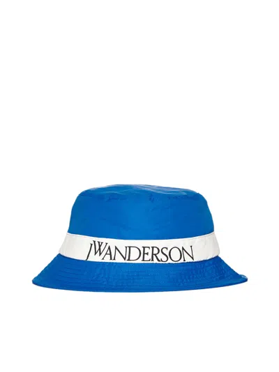 Jw Anderson J.w. Anderson Hat In Blue/white