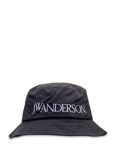 Jw Anderson Cappello Bucket In Black