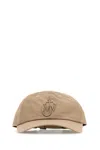 Jw Anderson Women Cappuccino Nylon Blend Baseball Cap In Beige O Tan