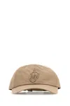 Jw Anderson Women Cappuccino Nylon Blend Baseball Cap In Beige O Tan