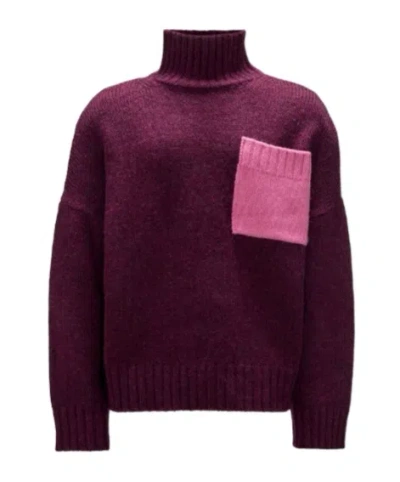 JW ANDERSON JW ANDERSON PATCH POCKET TURTLENECK KNITTED JUMPER