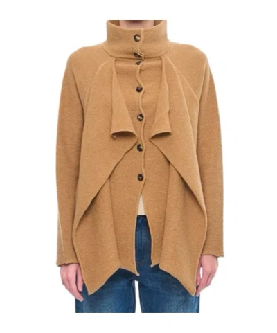 JW ANDERSON JW ANDERSON HIGH NECK LAYERED CARDIGAN