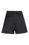 Jw Anderson High Waist Tailored Shorts In Black
