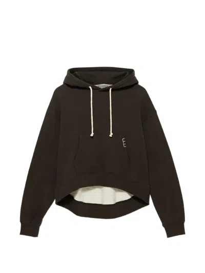 Jw Anderson Hooded Pocket Hoodie In Brown