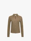 Jw Anderson Slim Waist Blouse In Green