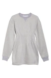 Jw Anderson Hourglass Mini Dress In Light Grey