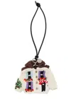 Jw Anderson House Cardigan Knitted Bag Charm In Multi