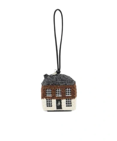 Jw Anderson House Crochet Charm In Multicolor