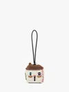 Jw Anderson House Crochet Charm In White