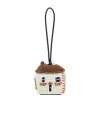 Jw Anderson House Crocheted Pendant In Multicolor