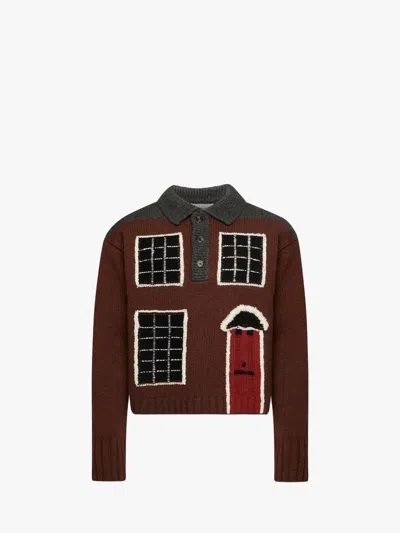 Jw Anderson House Jumper In Brown