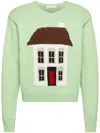 Jw Anderson J.w.anderson 'graphic' Sweater In Green
