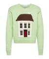 Jw Anderson J.w.anderson 'graphic' Sweater In Green