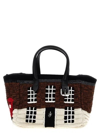 Jw Anderson House Mini Handbag In Brown