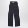 Jw Anderson Indigo Twisted-denim Jeans In Blue