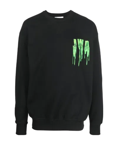 Jw Anderson Intarsia-knit Logo Jumper In Black