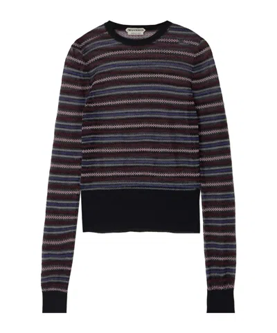 Jw Anderson Intarsia-knit Cotton-blend Sweater In Multi