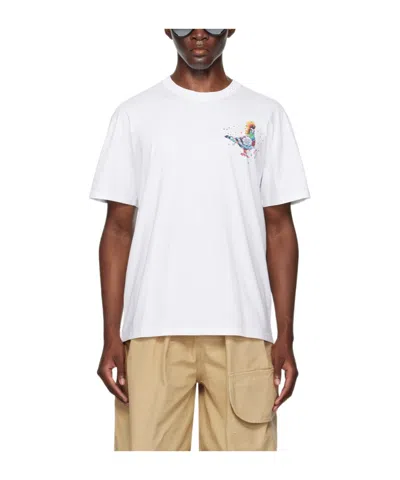 Jw Anderson Item O-neck Short-sleeved T-shirt In White