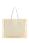 Jw Anderson Ivory Crochet Shopping Bag
