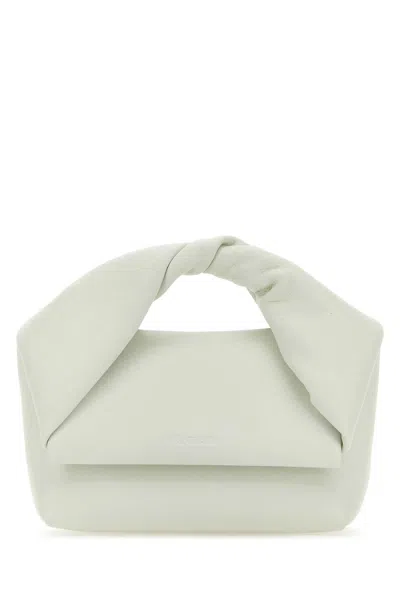 Jw Anderson Ivory Nappa Leather Midi Twister Handbag In Offwhite