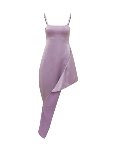 Jw Anderson J. W. Anderson Asymmetrical Zip Suit - Mini Style In Purple
